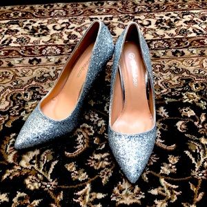 Closed Toe Glittery Heels